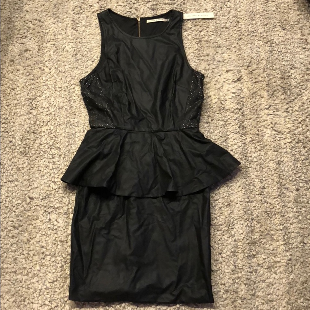 Rhyme & Echo sleeveless black dress